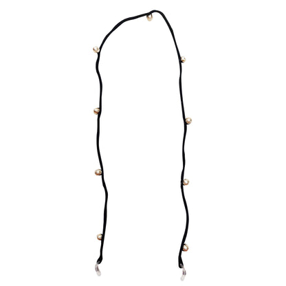 Black And Silver Eyewear Chain